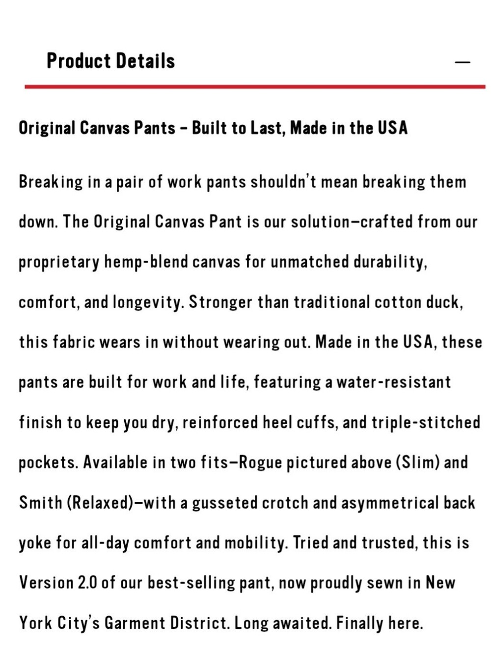 Smith & Rogue "Original Canvas Rogue Pant" Hemp Blend Tan | Men's Size 31x29 - Picture 11 of 13